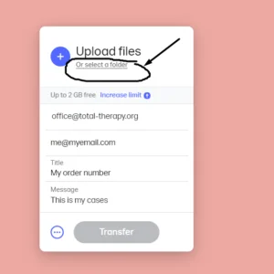 Wetransfer example