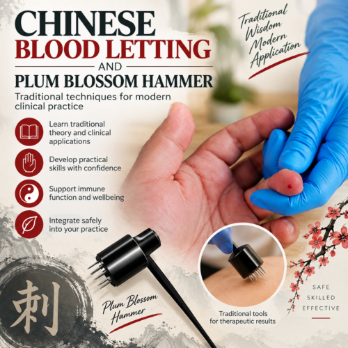 Classroom: (1 day) Chinese Blood Letting and Plum Blossom Hammer