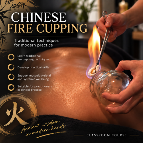 Classroom: (1 day) Chinese Fire Cupping