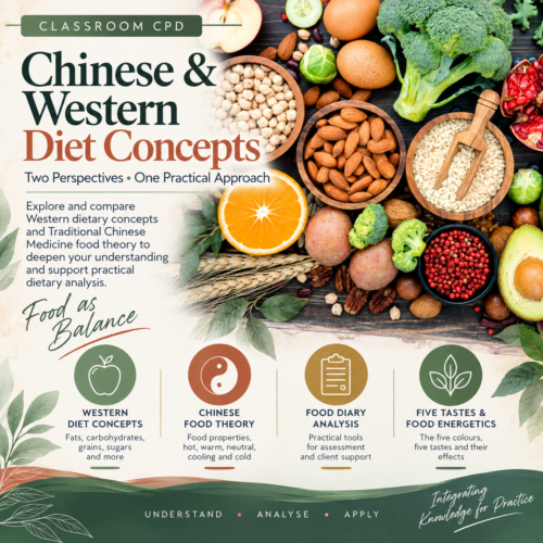 Classroom: (1 day) Chinese and Western Diet Concepts