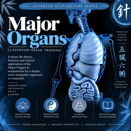 Classroom: (2 days) Tung Acupuncture – The Major Organs